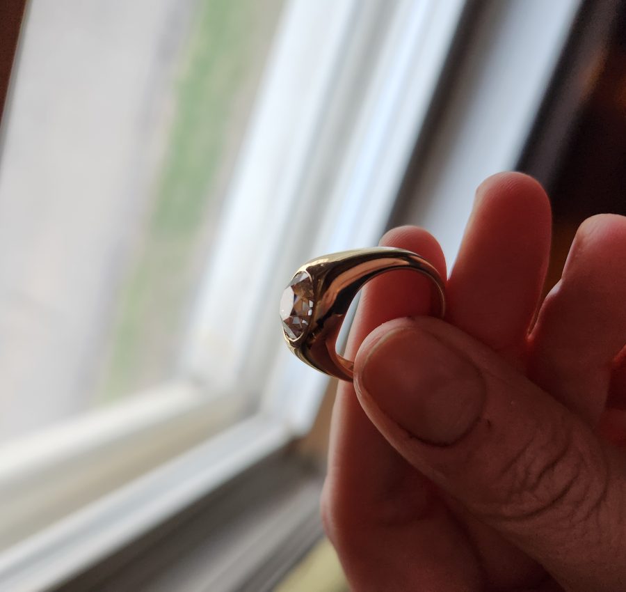 OLD EUROPEAN CUT LAB DIAMOND