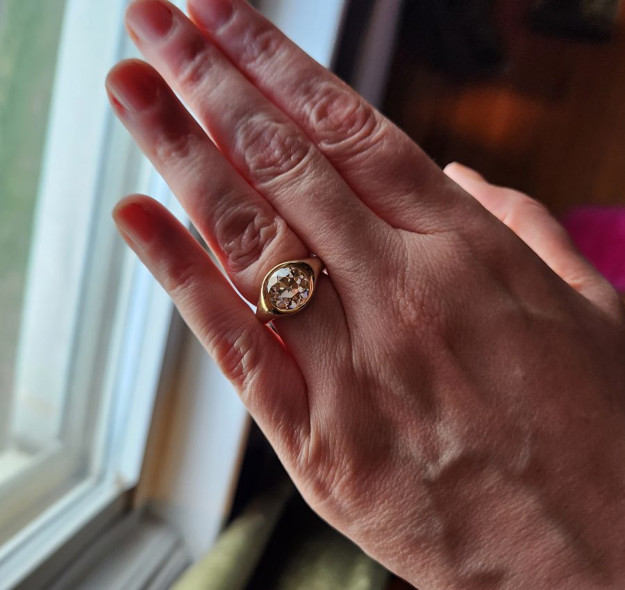 OLD EUROPEAN CUT LAB DIAMOND