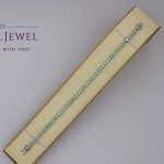 14K White Gold 5.6ctw Green/Light Green Blue Moissanite Tennis Bracelet 7inch/18cm