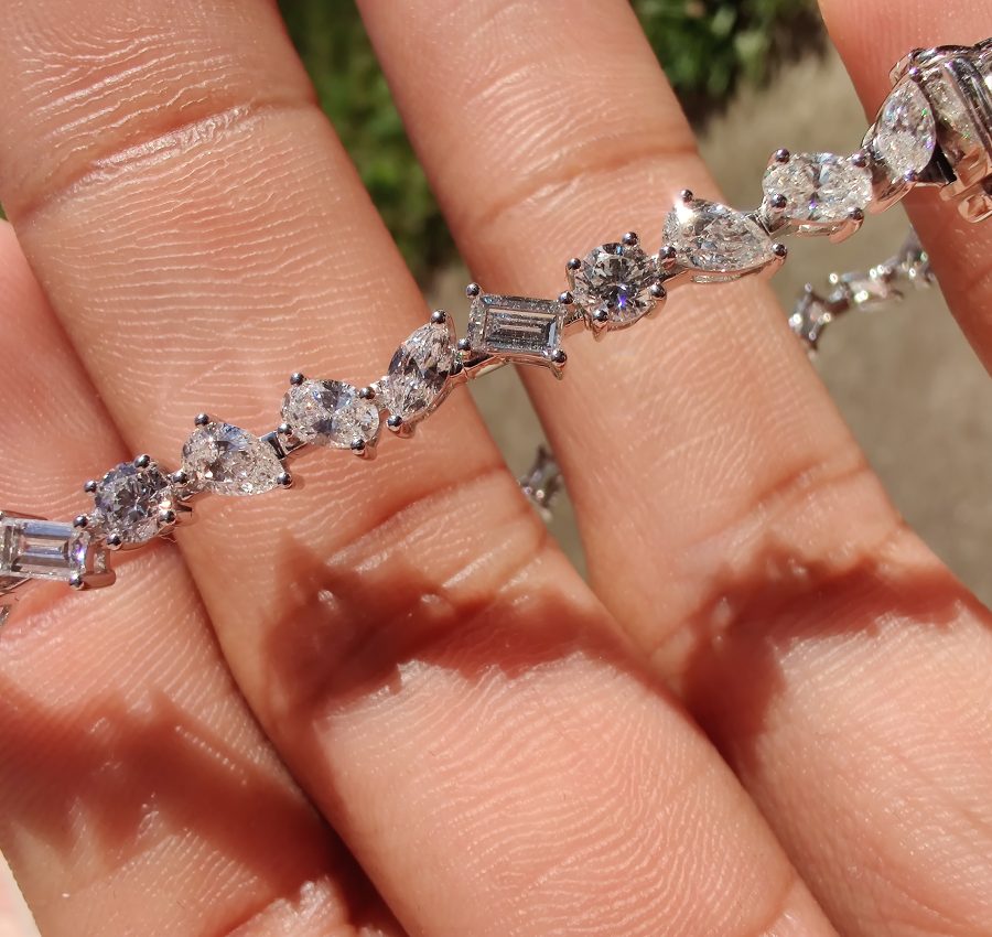 Multi Shape Tennis Bracelet