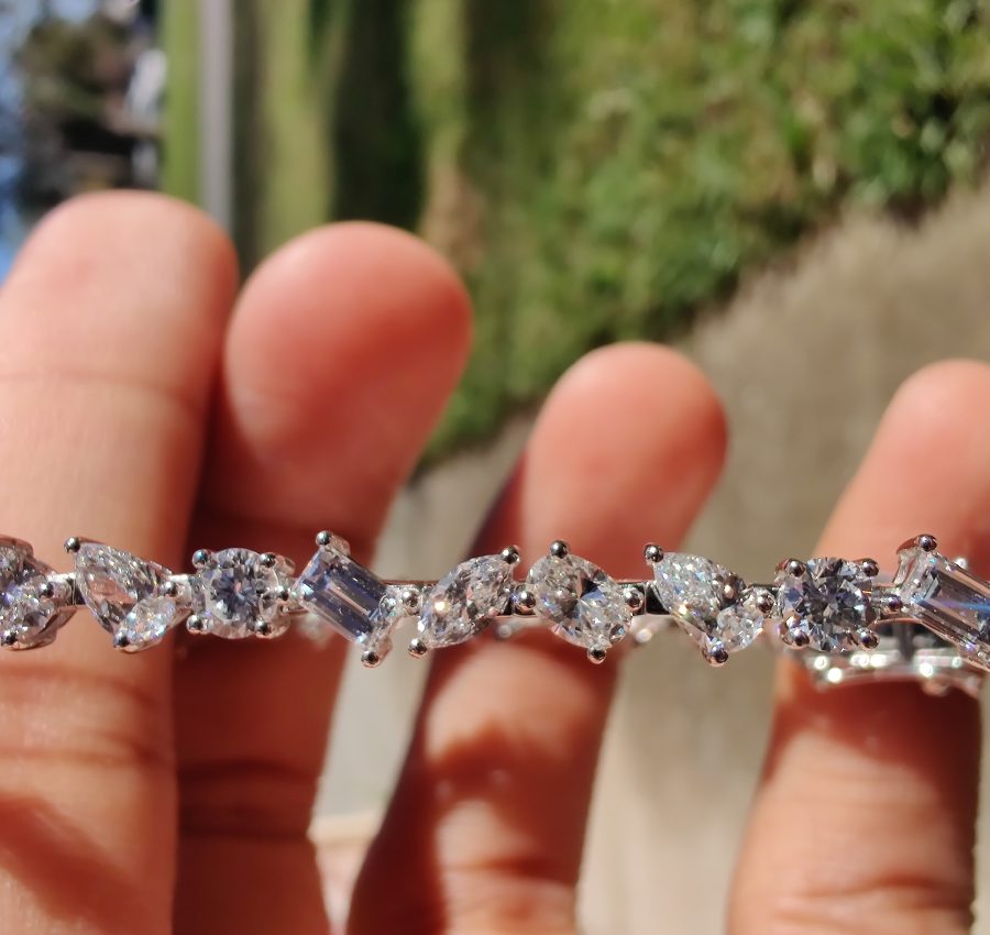 Multi Shape Tennis Bracelet