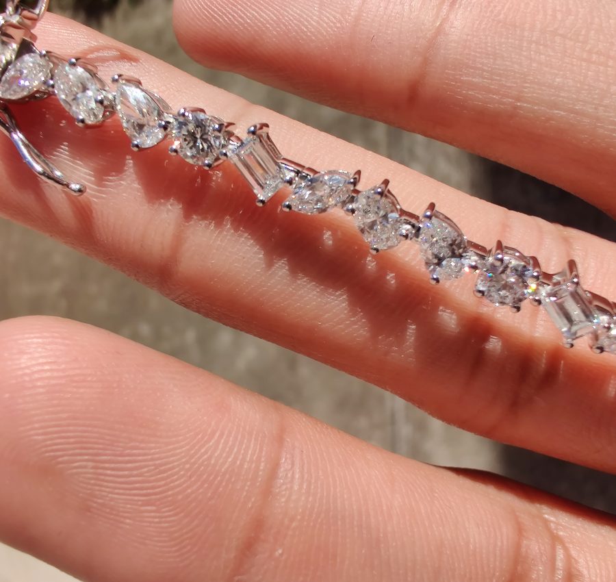 Multi Shape Tennis Bracelet