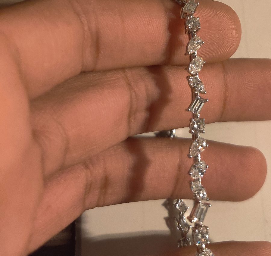 Multi Shape Tennis Bracelet