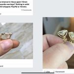 Provence 14kt Yellow Gold Square Radiant Asscher Cut Moissanite 10mm Earrings