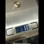 Davin Jewelry Custom Gypsy Set 9×9 Cushion Cut Moissanite Ring sz 5.25/11grams 14kt Yellow Gold