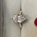 Marquise lab diamond ring