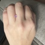 0.6cts (5mm flats) UNHEATED Montana Sapphire