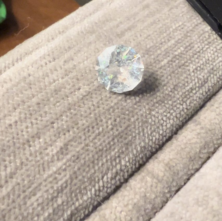 Rainbow Opal infused glass