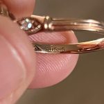 14k rose gold vintage inspired morganite wedding set