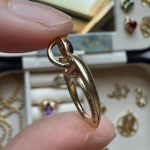 Solid Gold Mother and Child Pendant | 14k