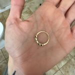 5 stone Ascher Cut Bezel Lab diamond band