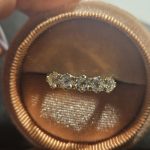 5 stone OEC Moissanite band