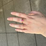 Summery Pink California Tourmaline Ring
