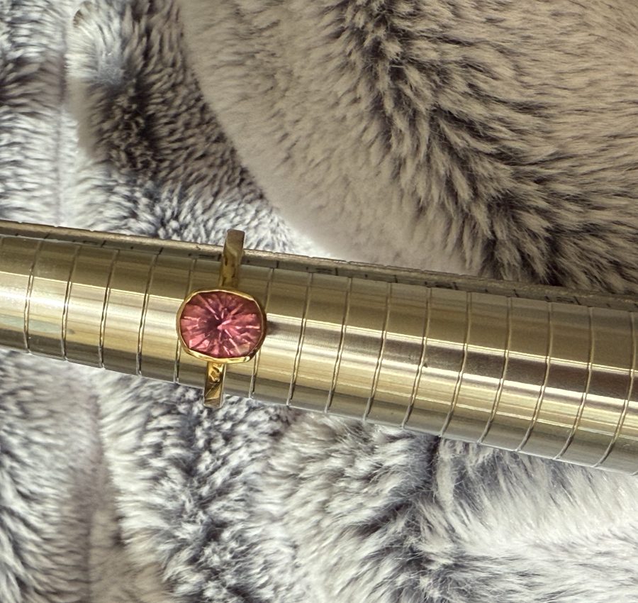 Summery Pink California Tourmaline Ring