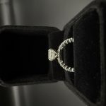 2.21ct G VS1 Radiant Cut Lab Diamond, 14K White Gold Custom Bridal Set – Size 5.75 US