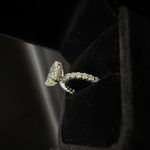 2.21ct G VS1 Radiant Cut Lab Diamond, 14K White Gold Custom Bridal Set – Size 5.75 US