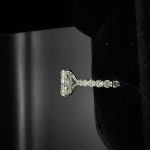 2.21ct G VS1 Radiant Cut Lab Diamond, 14K White Gold Custom Bridal Set – Size 5.75 US