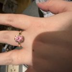 Summery Pink California Tourmaline Ring