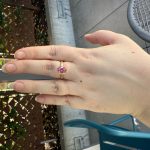 Summery Pink California Tourmaline Ring