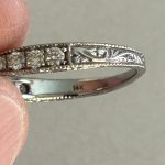 1ct Moissanite 14K WG ring