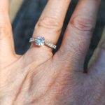 1ct Moissanite 14K WG ring