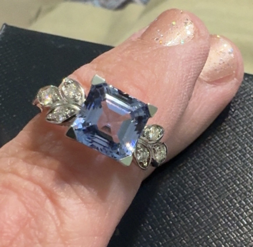 Beautiful 2 Ct Asscher Ring
