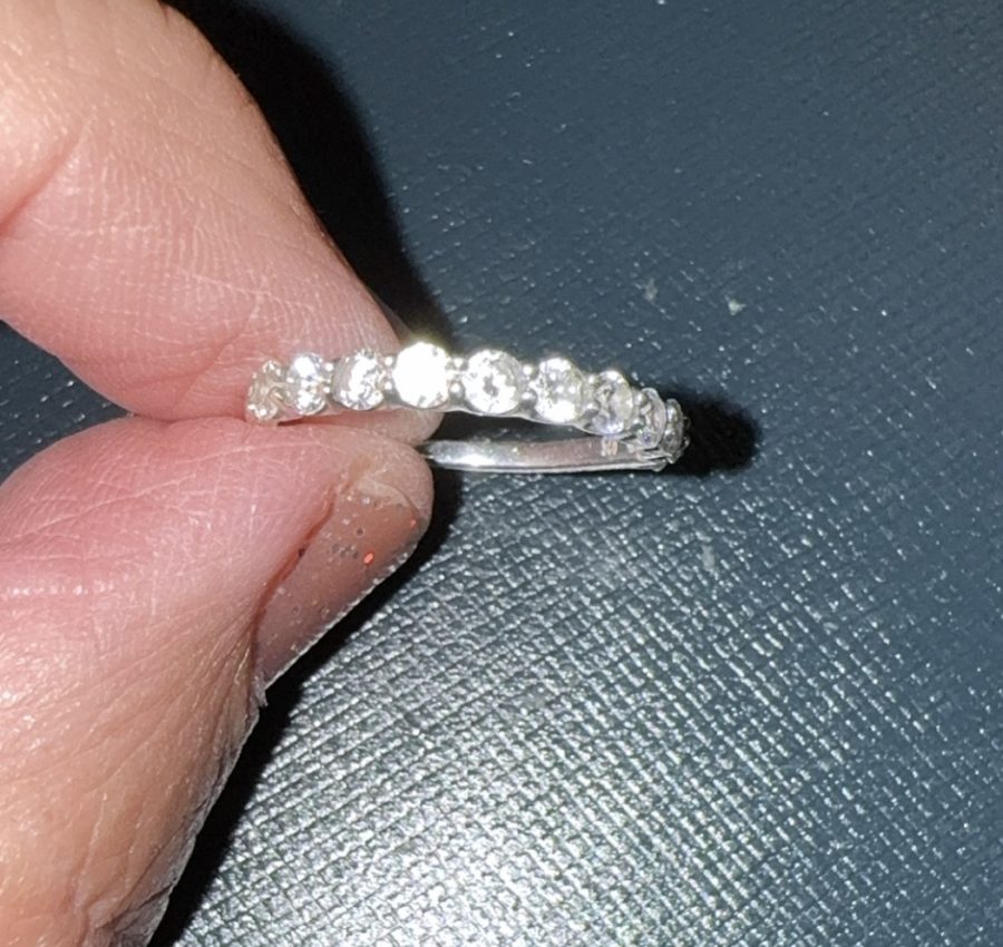 Brand New 1/2 Eternity Moissanite