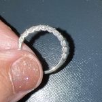 Brand New 1/2 Eternity Moissanite