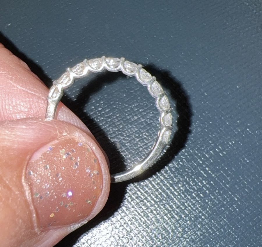 Brand New 1/2 Eternity Moissanite