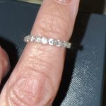 Brand New 1/2 Eternity Moissanite