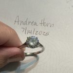 2 ct round solitaire moissanite