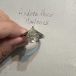 5 ct Pear Moissanite S925