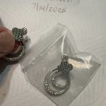 4-way Moissanite earrings