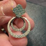 4-way Moissanite earrings