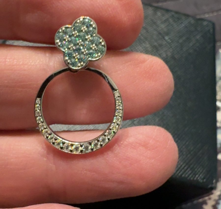 4-way Moissanite earrings