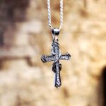 [GRA Certification Included] Moissanite/Sterling Silver Cross Pendent