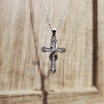 [GRA Certification Included] Moissanite/Sterling Silver Cross Pendent