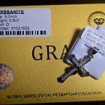 [GRA Certification Included] Moissanite/Sterling Silver Cross Pendent