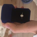 2 Qarat Moissanite Engagement Ring