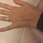 2 Qarat Moissanite Engagement Ring