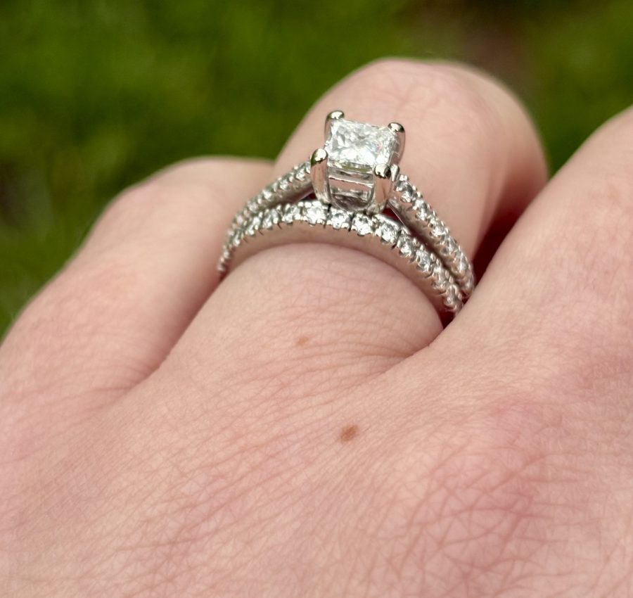 Engagement Ring/Wedding Band Set
