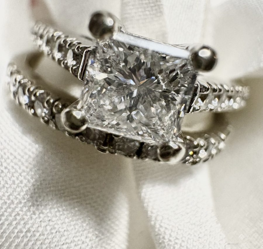 Engagement Ring/Wedding Band Set
