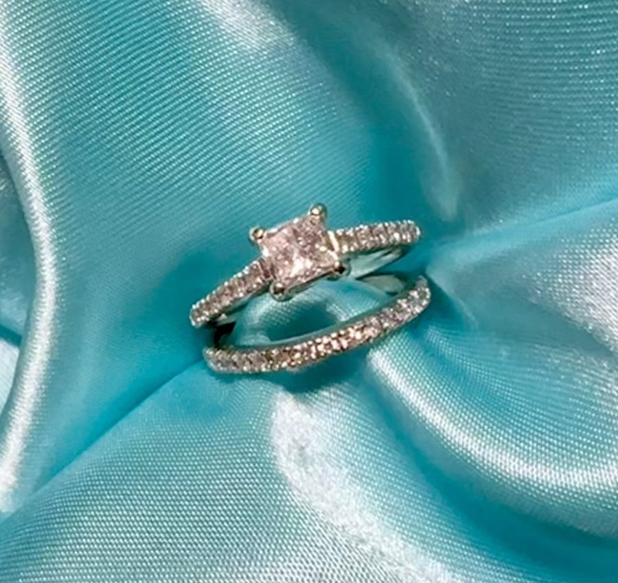 Engagement Ring/Wedding Band Set