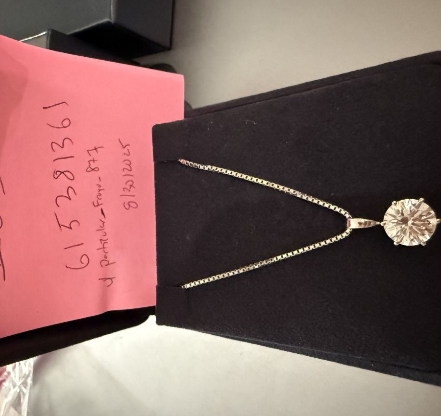 3.01ct Diamond Pendant in Platinum