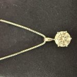 3.01ct Diamond Pendant in Platinum