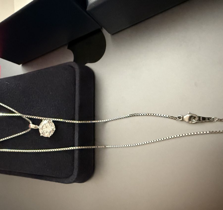 3.01ct Diamond Pendant in Platinum