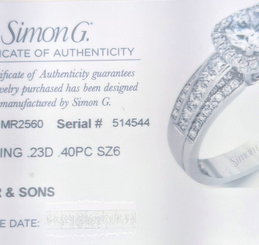 Simon G wedding set
