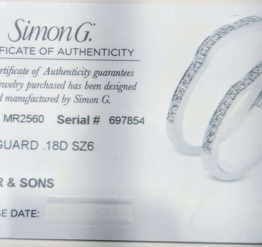 Simon G wedding set