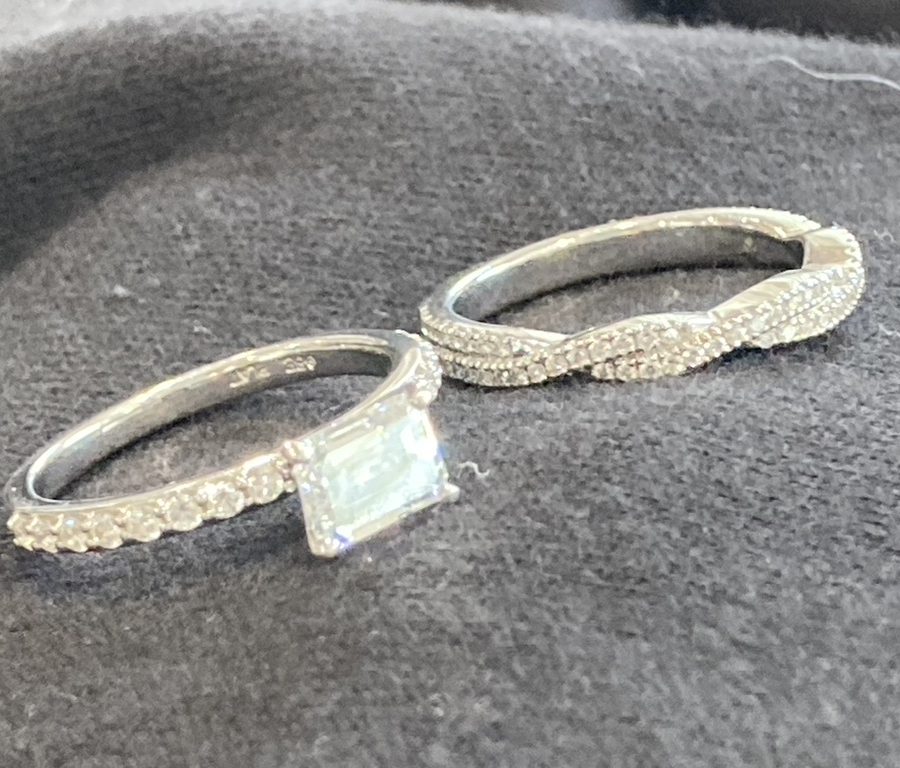 Platinum Engagement and Wedding Rings