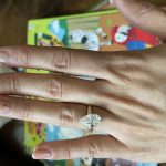 Old Mine cut pear moissanite